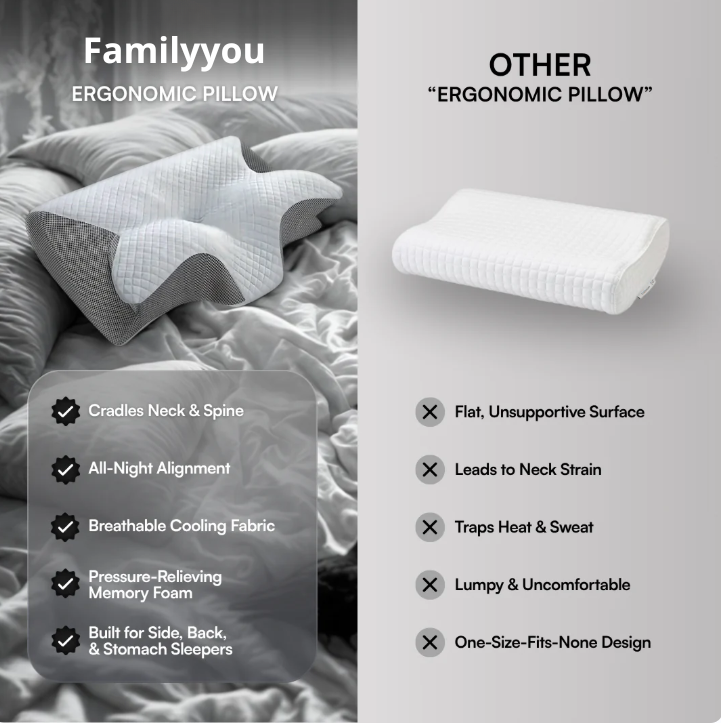 FamilyYou® Ergonomic Pillow